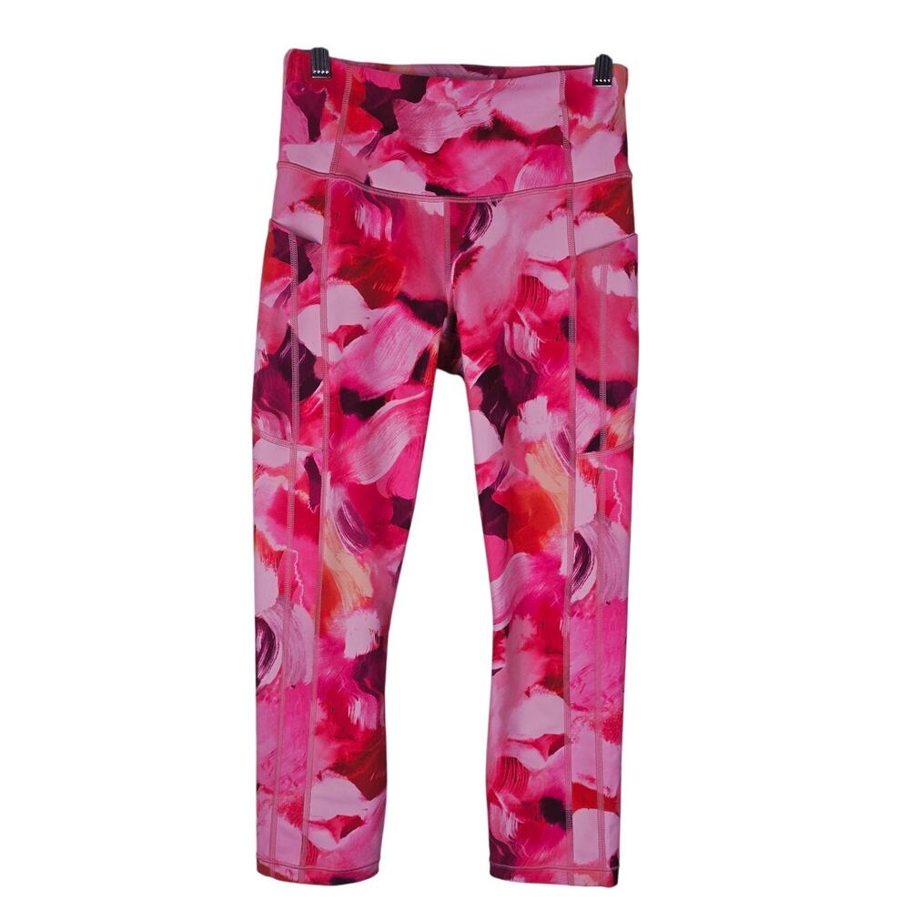 Athleta Women's Ultimate Stash II Walking Hiking Yoga Capri Pink S